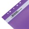 Скоросшиватель пластиковый с перфорацией BRAUBERG, А4, 140/180 мкм, фиолетовый, 226584 - фото 13107088