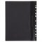 Скоросшиватель пластиковый с перфорацией BRAUBERG, А4, 140/180 мкм, черный, 226586 - фото 13107097