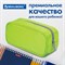 Пенал-косметичка BRAUBERG, мягкий, "KING SIZE NEON GREEN", 20х8х9 см, 229020 - фото 13107992