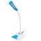 Настольная лампа / светильник SONNEN OU-146, на подставке, светодиодная, 4 Вт, белый/синий, 236671 - фото 13108890