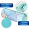 Пенал-тубус BRAUBERG, с эффектом Soft Touch, мягкий, "Mint marble", 22х8 см, 271568 - фото 13113151