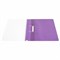 Скоросшиватель пластиковый с перфорацией STAFF, А4, 100/120 мкм, фиолетовый, 271720 - фото 13113663