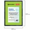 Рамка 21х30 см, пластик, багет 15 мм, BRAUBERG "HIT", зелёный мрамор с позолотой, стекло, 390706 - фото 13117524