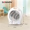 Тепловентилятор SONNEN F-200, 1000/2000 Вт, 2 режима работы, белый, 453493 - фото 13120784