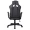 Кресло компьютерное BRABIX "GT Racer GM-100", две подушки, ткань, экокожа, черное/коричневое, 531819 - фото 13125837