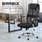 Кресло офисное BRABIX "Fit EX-514", с подголовником, хром, черное, 531949 - фото 13126358