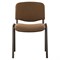 Стул для персонала и посетителей BRABIX "Iso CF-005", черный каркас, ткань коричневая, 531973 - фото 13126367