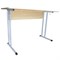 Стол-парта 2-местный регулируемый "Умник", 1200х500х520-640 мм, рост 2-4, серый каркас, ЛДСП клён - фото 13127680