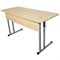 Стол-парта 2-местный регулируемый "Умник", 1200х500х520-640 мм, рост 2-4, серый каркас, ЛДСП клён - фото 13127681