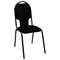 Стул для посетителей РС02М, черный каркас, ткань черная - фото 13127924