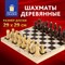 Шахматы классические, деревянные, лакированные, глянцевые, доска 2929 см, ЗОЛОТАЯ СКАЗКА, 665362 - фото 13135251