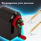 Точилка механическая BRAUBERG "ULTRA", для чернографитных и цветных карандашей, крепление к столу, корпус черный с красным, 228626 - фото 13164135
