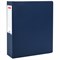 Папка на 2 кольцах, ПРОЧНАЯ, картон/ПВХ, BRAUBERG "Office", СИНЯЯ, 75 мм, до 500 листов, 271845 - фото 13164387