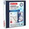 Папка ПАНОРАМА на 4 кольцах, ПРОЧНАЯ, картон/ПВХ, BRAUBERG "Office", СИНЯЯ, 75 мм, до 500 листов, 271854 - фото 13164459