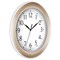 Часы настенные TROYKATIME (TROYKA) 122281201, круг, белые, золотая рамка, 30х30х3,8 см - фото 13244422