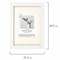 Рамка 21х30 см с паспарту 13х18 см небьющаяся, багет 26 мм МДФ, BRAUBERG "Ambassador", белая, 391366 - фото 13284794