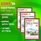 Рамка 21х30 см со стеклом, КОМПЛЕКТ 3 штуки, багет 16 мм, дерево, STAFF "Sonata", цвет орех, 391387 - фото 13284845