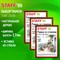 Рамка 21х30 см, небьющаяся, КОМПЛЕКТ 3 штуки, багет 17 мм, дерево, STAFF "Classic", темно-коричневая, 391390 - фото 13284849