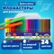 Фломастеры BRAUBERG "АКАДЕМИЯ", 24 цвета, вентилируемый колпачок, ПВХ упаковка, 151413 - фото 13336234