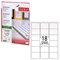 Этикетка самоклеящаяся 67х46 мм, 18 этикеток, белая, 70 г/м2, 50 листов, TANEX, сырье Финляндия, 114535, TW-2067 - фото 13549965