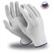 Перчатки нейлоновые MANIPULA Микрон, ПВХ-покрытие, КОМПЛЕКТ 10 пар, размер 8, M (средний), белые, TNG-27/MG-111 - фото 13560252
