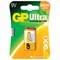 Батарейка 1 шт., GP Ultra G-Tech, Крона (6LR61, 6LF22, 1604A), алкалиновая, блистер, 1604AU-5CR1 - фото 13562723
