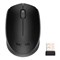 Мышь беспроводная LOGITECH B170, 2 кнопки + 1 колесо-кнопка, оптическая, черная, 910-004798 - фото 13562948