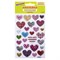 Наклейки объемные "Сердца", многоразовые, 10х15 см, ЮНЛАНДИЯ, 661832 - фото 13623498