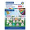 Цветная бумага А4 мелованная (глянцевая), ВОЛШЕБНАЯ, 10 листов 10 цветов, на скобе, BRAUBERG, 200х275 мм, "Зайчата", 129926 - фото 13642684