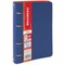 Тетрадь на кольцах А5 (180х220 мм), 120 листов, под кожу, клетка, BRAUBERG "Fusion", синий/оранжевый, 129994 - фото 13642692