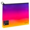 Папка-конверт расширяющаяся на молнии BRAUBERG "Grade", А4, до 300 листов, желто-розовый градиент 0,18 мм, 271968 - фото 13643680