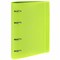 Тетрадь на кольцах А5 175х220 мм, 120 л., пластик, с резинкой, BRAUBERG, Салатовый, 404619 - фото 13643997