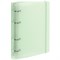 Тетрадь на кольцах А5 175х220 мм, 120 л., пластик с блестками, с резинкой и разделителями, BRAUBERG, Зеленый, 404632 - фото 13644010
