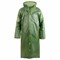 Дождевик-плащ зеленый на кнопках, EVA, многоразовый прочный, универсальный размер, KOMFI, EVA005G - фото 13645503