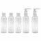 Дорожный набор флаконов в косметичке с наклейками, 5х100 мл, цвет белый, DASWERK (ДАСВЕРК), 609295 - фото 13652344