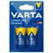 Батарейки алкалиновые КОМПЛЕКТ 2 шт., VARTA LONGLIFE POWER, C (LR14, 14А), блистер, 4914121412 - фото 13681242