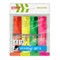 Набор текстовыделителей 4 НЕОНОВЫХ ЦВЕТА, STAFF "EVERYDAY HL-720", линия 1-5 мм, скошенный наконечник, 152555 - фото 13701002