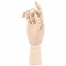 Манекен художественный "РУКА" правая, высота 18 см, дерево, BRAUBERG ART CLASSIC, 192515 - фото 13701014