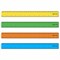 Линейка пластиковая 30 см, BRAUBERG, неоновая, ассорти, 210839 - фото 13711076