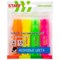 Набор текстовыделителей 4 НЕОНОВЫХ ЦВЕТА, STAFF "EVERYDAY HL-707", линия 1-5 мм, скошенный наконечник, 152548 - фото 13713029