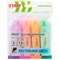Набор текстовыделителей 4 ПАСТЕЛЬНЫХ ЦВЕТА, STAFF "EVERYDAY HL-707", линия 1-5 мм, скошенный наконечник, 152549 - фото 13713030