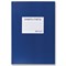 Книга учета 144 л., клетка, твердая, бумвинил, офсет, наклейка, А4 200х290 мм, BRAUBERG, синий, 130142 - фото 13743319