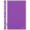 Скоросшиватель пластиковый с перфорацией BRAUBERG EXTRA, А4, 140/180 мкм, фиолетовый, 272897 - фото 13745028
