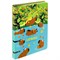 Тетрадь на кольцах А5 160х212 мм, 120 листов, картон, выборочный лак, клетка, BRAUBERG, "Капибары", 404731 - фото 13747104