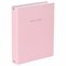 Тетрадь на кольцах А5 175х215 мм, 120 л., твердый картон, матовая ламинация, клетка, BRAUBERG "Minimal pink", 404998 - фото 13747114