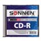 Диск CD-R SONNEN, 700 Mb, 52x, Slim Case (1 штука), 512572 - фото 13747857