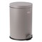Ведро мусорное с педалью 20 литров "Classic", СЕРОЕ МАТОВОЕ, металлическое, со съемным внутренним ведром, LAIMA, 604946 - фото 13748793