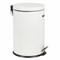 Ведро мусорное с педалью 20 литров "Classic", БЕЛОЕ ГЛЯНЦЕВОЕ, металлическое, со съемным внутренним ведром, LAIMA, 604949 - фото 13748795