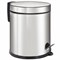 Ведро мусорное с педалью 5 литров "Classic Plus", ЗЕРКАЛЬНОЕ, нержавеющая сталь, со съемным внутренним ведром, LAIMA, ТУРЦИЯ, 608112 - фото 13749041