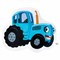 Игрушка мягкая "СИНИЙ ТРАКТОР", 23х6 см, FANCY, STT01 - фото 13750427